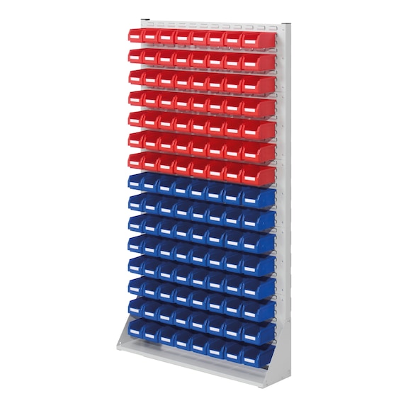 RASTERPLAN St&auml;nder-Systemeinheit eins. Mod.53 HxBxT1790x1000x240mm Farbe RAL7035 lichtgrau - St&auml;nder - Systemeinheiten, einseitig