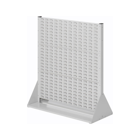 RASTERPLAN St&auml;nder-Systemeinheit doppels.Mod.30 1100x1000x430mm Farbe RAL7035 lichtgrau - St&auml;nder - Systemeinheiten, doppelseitig