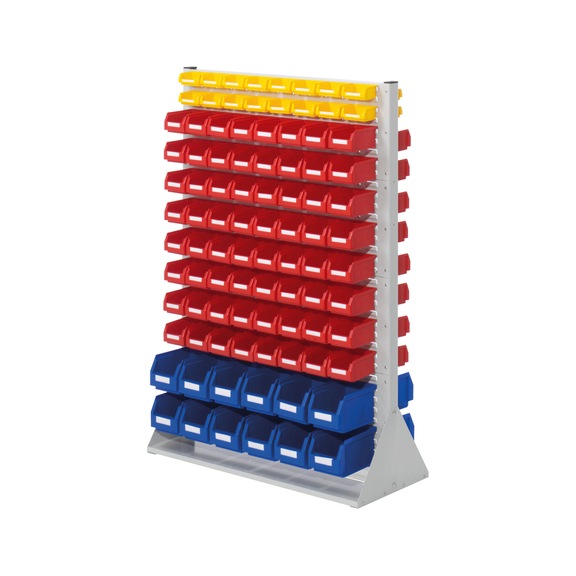 RASTERPLAN Sis.&uuml;n.mod. D41 RAL7035 ve kol.g&ouml;r.muh.yer. 1450x1000x43 mm, 2 trfta - Stand sistem &uuml;niteleri, &ccedil;ift taraflı
