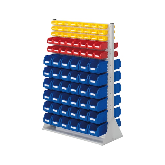 RASTERPLAN Stand sistem &uuml;nitesi &ccedil;ift taraflı mod.42 1450x1000x430mm rnk. RAL7035 a&ccedil;ık gri - Stand sistem &uuml;niteleri, &ccedil;ift taraflı