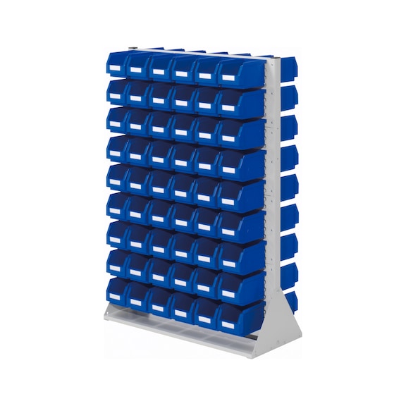 RASTERPLAN Stand sistem &uuml;nitesi &ccedil;ift taraflı mod.44 1450x1000x430mm rnk. RAL7035 a&ccedil;ık gri - Stand sistem &uuml;niteleri, &ccedil;ift taraflı