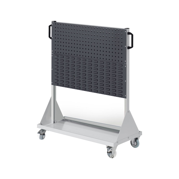 RASTERPLAN RasterMobil workshop trolley 1230x1000x500&nbsp;mm RAL 7035/7016 - Workpiece trolleys