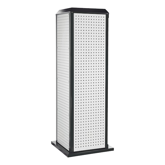 RASTERPLAN ToolTower fija, 2015x700x700&nbsp;mm con 4 pan. perf. RAL 7035/7016 - ToolTower, fija