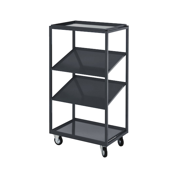 RASTERPLAN Cărucior-platformă distribuţie/pregătire comenzi model 20, 1315 x 1015 x 485&nbsp;mm - Cărucior pentru servire și colectare