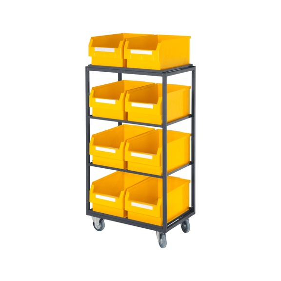 RASTERPLAN Serving and picking trolley Mod.14, H x W x D 1315 x 700 x 485&nbsp;mm - Serving and picking trolleys