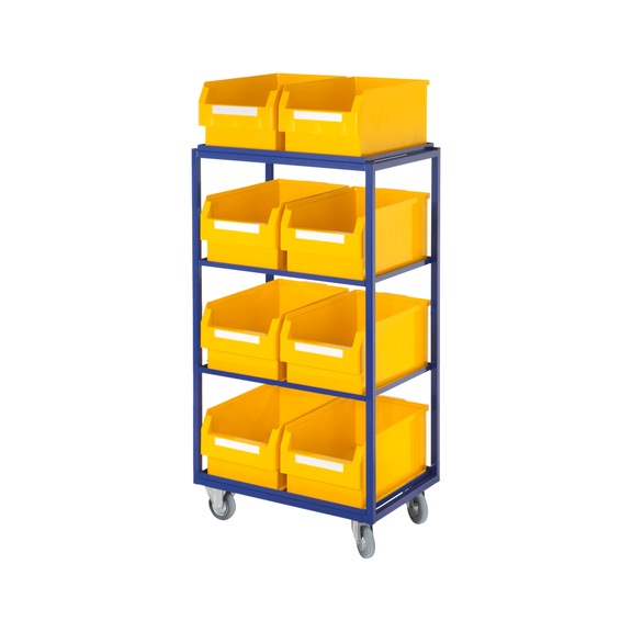 RASTERPLAN Serv&iacute;rovac&iacute; a vychyst&aacute;vac&iacute; voz&iacute;k model 14, 1315x700x485 mm - Serv&iacute;rovac&iacute; a vychyst&aacute;vac&iacute; voz&iacute;ky