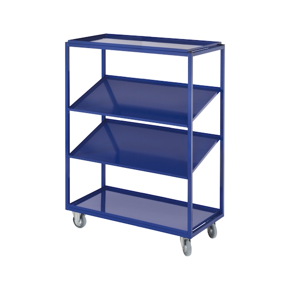RASTERPLAN Bijzet- en orderpickwagen, model 23, 1315 x 1015 x 485&nbsp;mm - Bijzet- en orderverzamelwagens