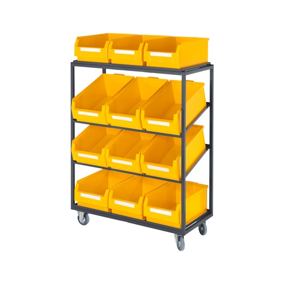 RASTERPLAN Kiszolg&aacute;l&oacute;- &eacute;s komis. kocsi, 24. m., M x Sz x M&eacute;, 1315 x 1015 x 485mm - Kiszolg&aacute;l&oacute;- &eacute;s komissi&oacute;z&oacute; kocsi