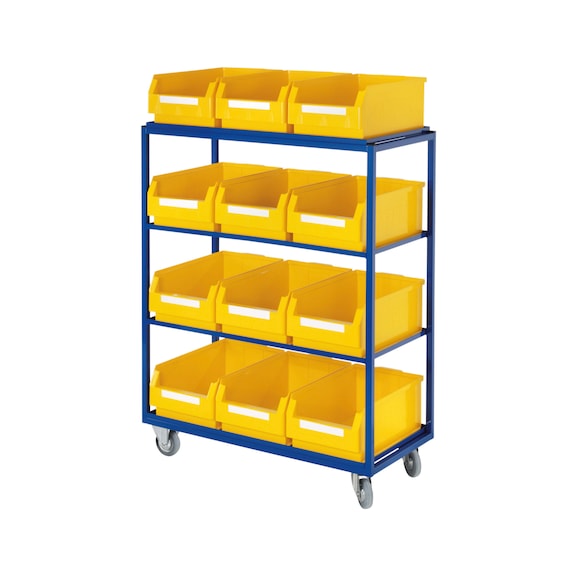 RASTERPLAN Kiszolg&aacute;l&oacute;/komissi&oacute;z&oacute; kocsi, 18-as modell, 1315x1015x485&nbsp;mm - Kiszolg&aacute;l&oacute;- &eacute;s komissi&oacute;z&oacute; kocsi