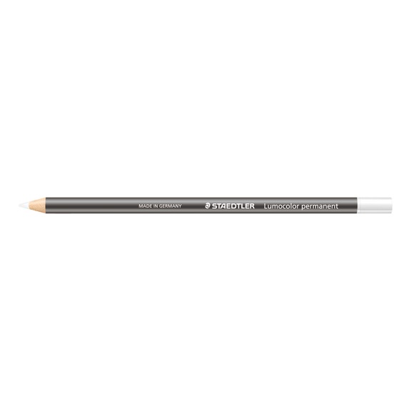 STAEDTLER Lumocolor permanent glasochrom dry marker, white - Permanent marker