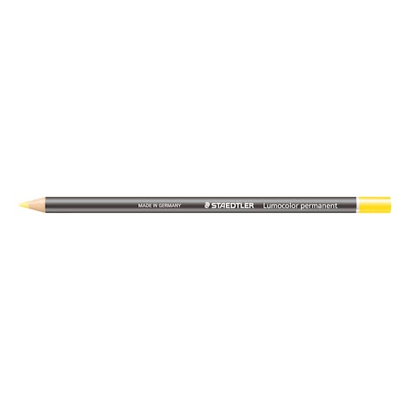 STAEDTLER Trockenmarker Lumocolor permanent glasochrom, gelb - Trockenmarker