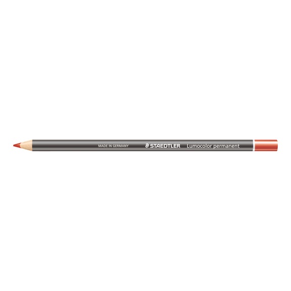 STAEDTLER Lumocolor permanent glasochrom dry marker, red - Permanent marker