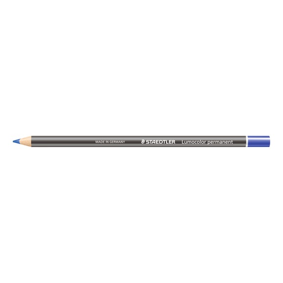 STAEDTLER Trockenmarker Lumocolor permanent glasochrom, blau - Trockenmarker