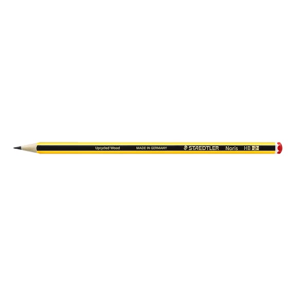 STAEDTLER Noris 120 pencil, hardness: HB, sharpened, yellow-black. Box of 12 - Pencil (office)