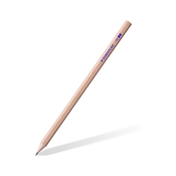 STAEDTLER HB pencil, wood, sharpened, natural, box of 12 - Pencil (office)