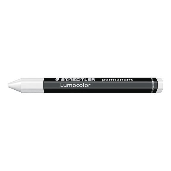 STAEDTLER Signierkreide Lumocolor omnigraph, permanent, wei&szlig; - Signierkreide
