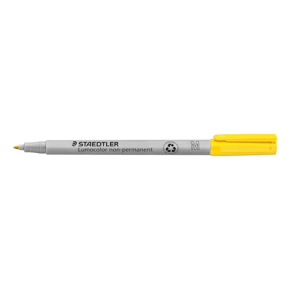STAEDTLER Universalstift Lumocolor M non-permanent, 0.4 mm, gelb, 10 St&uuml;ck - Feinschreiber