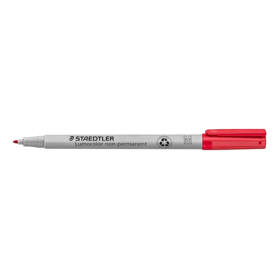 STAEDTLER Lumocolor M non-permanent universal pen, 0.4 mm, red, 10 pieces - Fine-tip pen