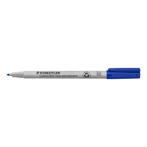 STAEDTLER Universalstift Lumocolor M non-permanent, 0.4 mm, blau, 10 St&uuml;ck - Feinschreiber