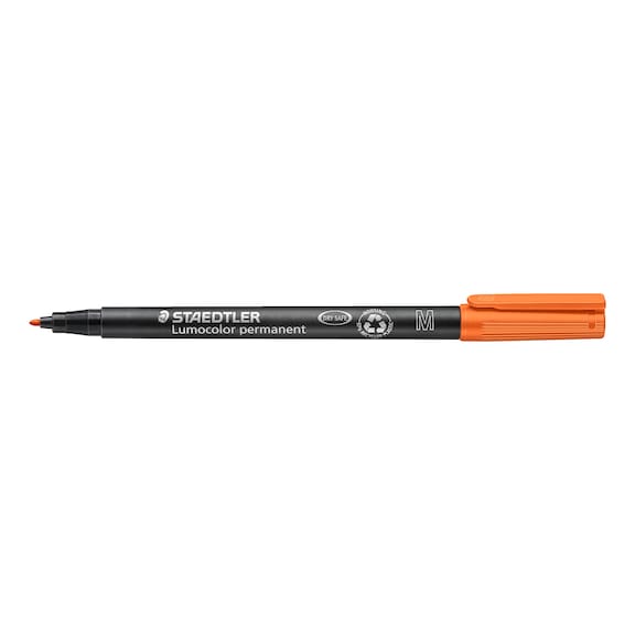 STAEDTLER Universalstift Lumocolor M permanent, 1mm, orange, 10 St&uuml;ck - Feinschreiber