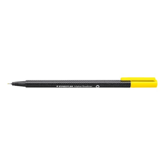 STAEDTLER Fineliner triplus, ca. 0.3mm, gelb, Box mit 10 St&uuml;ck - Feinschreiber