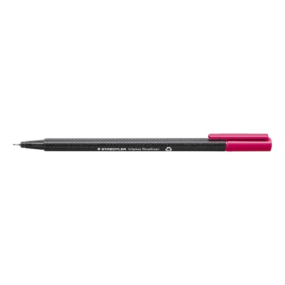 STAEDTLER Fineliner triplus, ca. 0.3mm, bordeauxrot, Box mit 10 St&uuml;ck - Feinschreiber