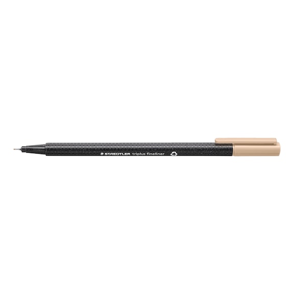 STAEDTLER Fineliner triplus, ca. 0.3mm, sand, Box mit 10 St&uuml;ck - Feinschreiber