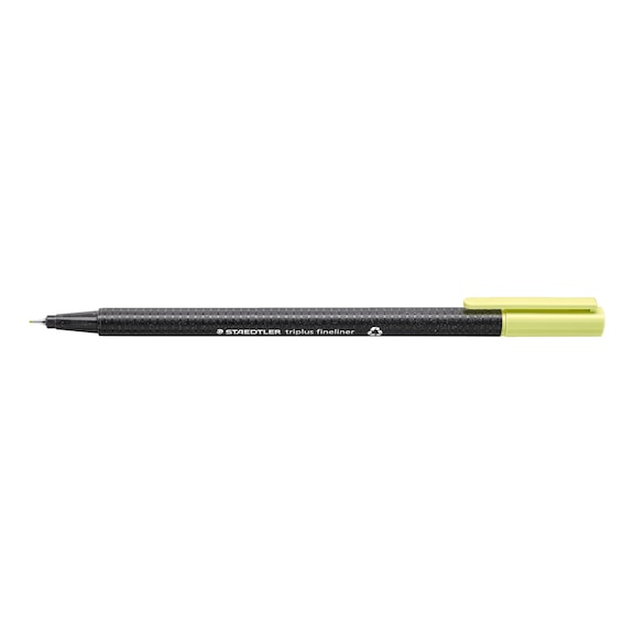 STAEDTLER Fineliner triplus, ca. 0.3mm, limonengr&uuml;n, Box mit 10 St&uuml;ck - Feinschreiber