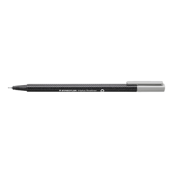 STAEDTLER Fineliner triplus, ca. 0.3mm, hellgrau, Box mit 10 St&uuml;ck - Feinschreiber
