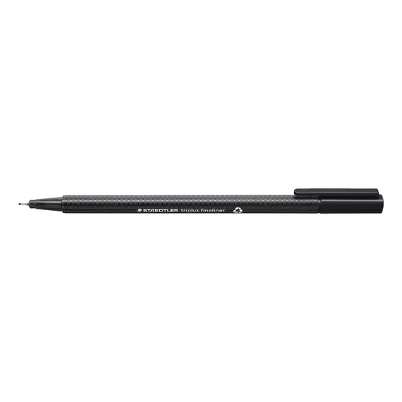 STAEDTLER Fineliner triplus, ca. 0.3mm, schwarz, Box mit 10 St&uuml;ck - Feinschreiber