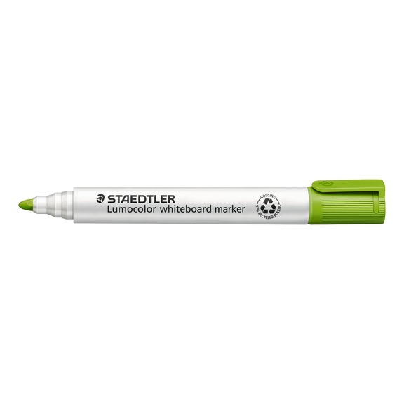 STAEDTLER Whiteboard Marker Lumocolor, nachf&uuml;llbar, hellgr&uuml;n. Box mit 10 St&uuml;ck - Board-Marker