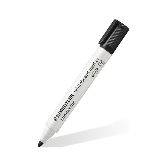 STAEDTLER Whiteboard Marker Lumocolor, nachf&uuml;llbar, schwarz. Box mit 10 St&uuml;ck - Board-Marker