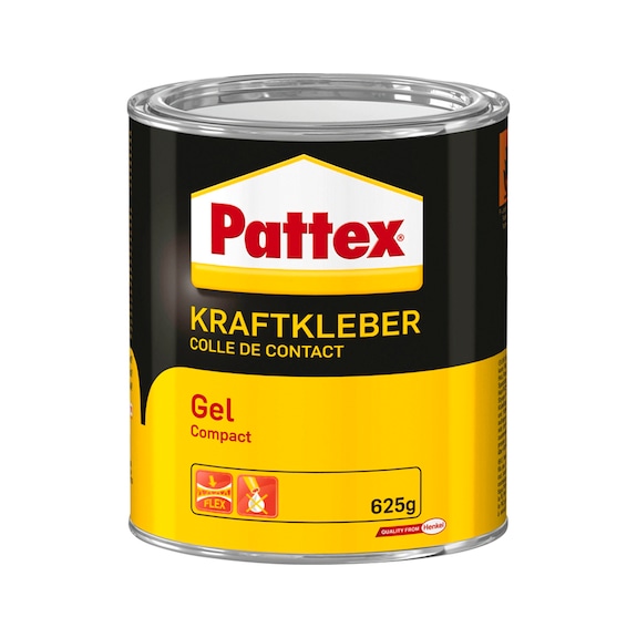 PATTEX Kraftkleber Gel Compact, l&ouml;semittelhaltiger Kontaktkleber, Dose 625g - Kontaktklebstoff