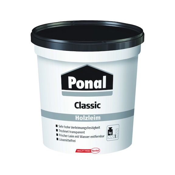 HENKEL Holzleim Classic, ohne L&ouml;sungsmittel, Dose mit 760 g - Dispersionsklebstoff