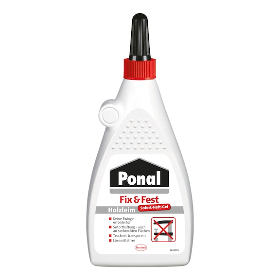 HENKEL Holzleim Fix und Fest, ohne L&ouml;sungsmittel, Kunststoff-Flasche mit 200 g - Dispersionsklebstoff