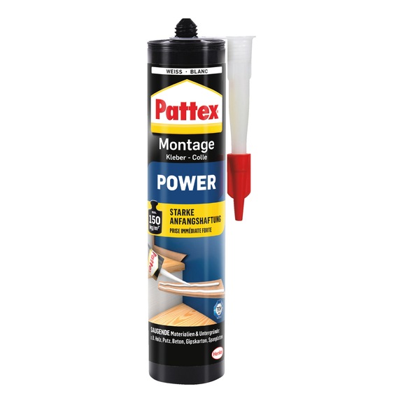 HENKEL Montagekleber Power, f&uuml;r saugende Materialien und Untergr&uuml;nde, 370g - Klebstoff (technisch, nicht spezifiziert)