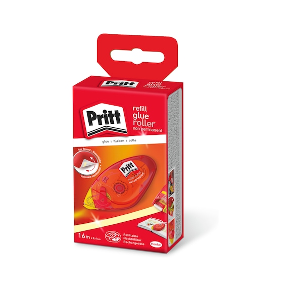 HENKEL Kleberoller Refill non-permanent, l&ouml;semittelfrei, nachf&uuml;llbar, 16m x 8.4mm - Kassette f&uuml;r Kleberoller