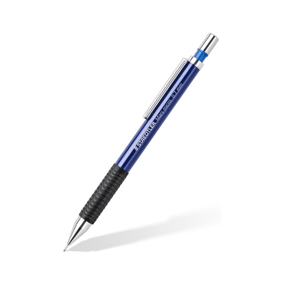 STAEDTLER Druckbleistift Mars micro B, 0.7mm, blau, Box mit 10 St&uuml;ck - Druckbleistift, Drehbleistift