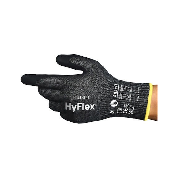 ANSELL HyFlex industrial gloves 11543, size 7 11543070 - Five-finger gloves HyFlex