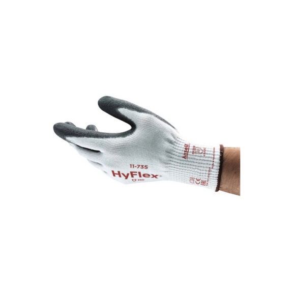 ANSELL HYFLEX 11735 industrial gloves, size 6 11735060 - Five-finger gloves HyFlex