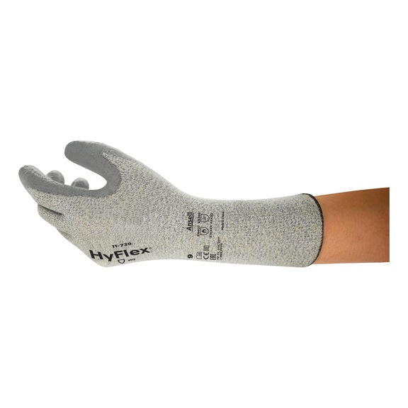 ANSELL HyFlex 11739 industrial gloves, size 11 11739110 - Five-finger gloves HyFlex