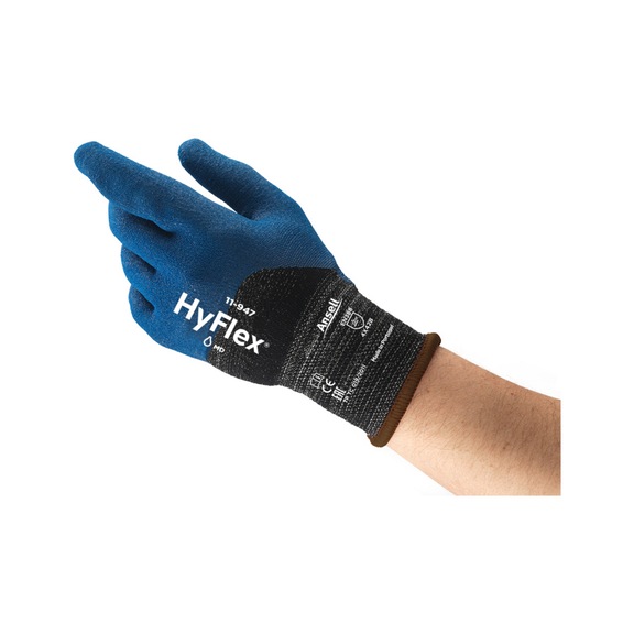 ANSELL HYFLEX 11947VP industrial gloves, size 10, VEND 11947VP100 - Five-finger gloves HyFlex