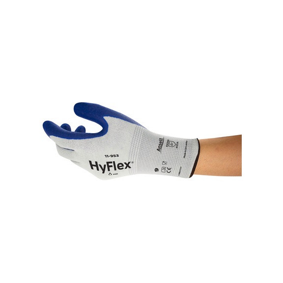 ANSELL HyFlex 11953 industrial gloves, size 10 11953100 - Five-finger gloves HyFlex