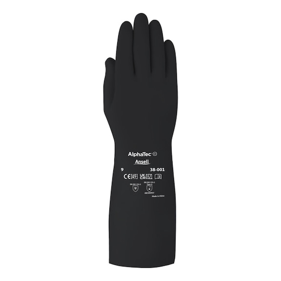 ANSELL AlphaTec(R) 38001PP chemical-resistant gloves, size 11 38001PP110 - Protective glove against chemicals and microorganisms (PPE)