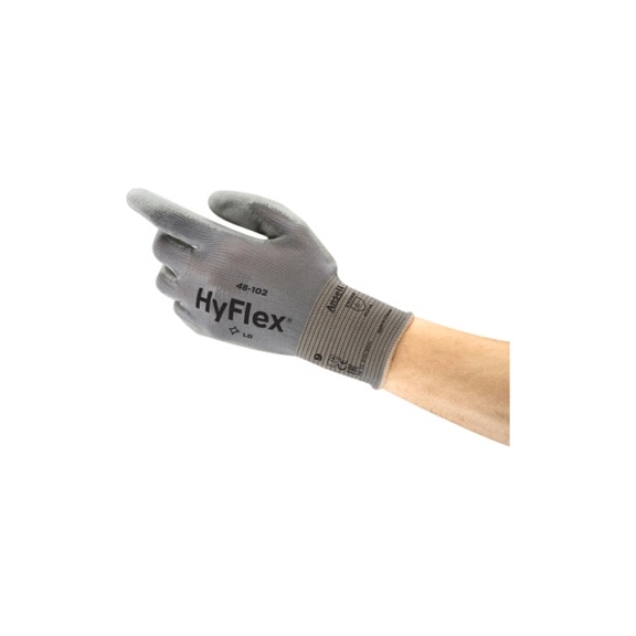ANSELL HYFLEX 48102 industrial gloves, size 9 48102090 - Five-finger gloves HyFlex