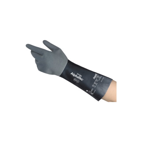ANSELL AlphaTec(R) 53001 chemical-resistant gloves, size 11 53001110 - Protective glove against chemicals and microorganisms (PPE)