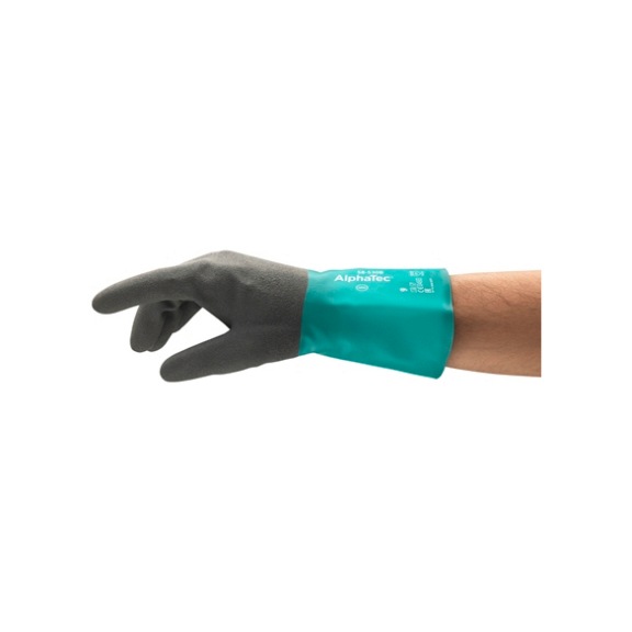 ANSELL AlphaTec(R) 58530B chemical-resistant gloves, size 7 58530B070 - Protective glove against chemicals and microorganisms (PPE)