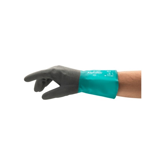 ANSELL AlphaTec(R) 58530W VP chemical-resistant gloves, size 9 VEND 58530WVP090 - Protective glove against chemicals and microorganisms (PPE)