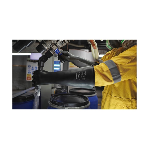 ANSELL Chemieschutzhandschuhe AlphaTec(R) 87104 Gr&ouml;&szlig;e 9,5 87104095 - Chemikalienschutzhandschuhe