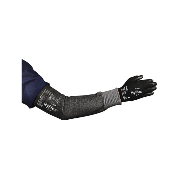ANSELL Schutzarmstulpe HYFLEX 11280 Gr&ouml;&szlig;e 22 ohne Daumenloch Breit 11280220-W - Armstulpe